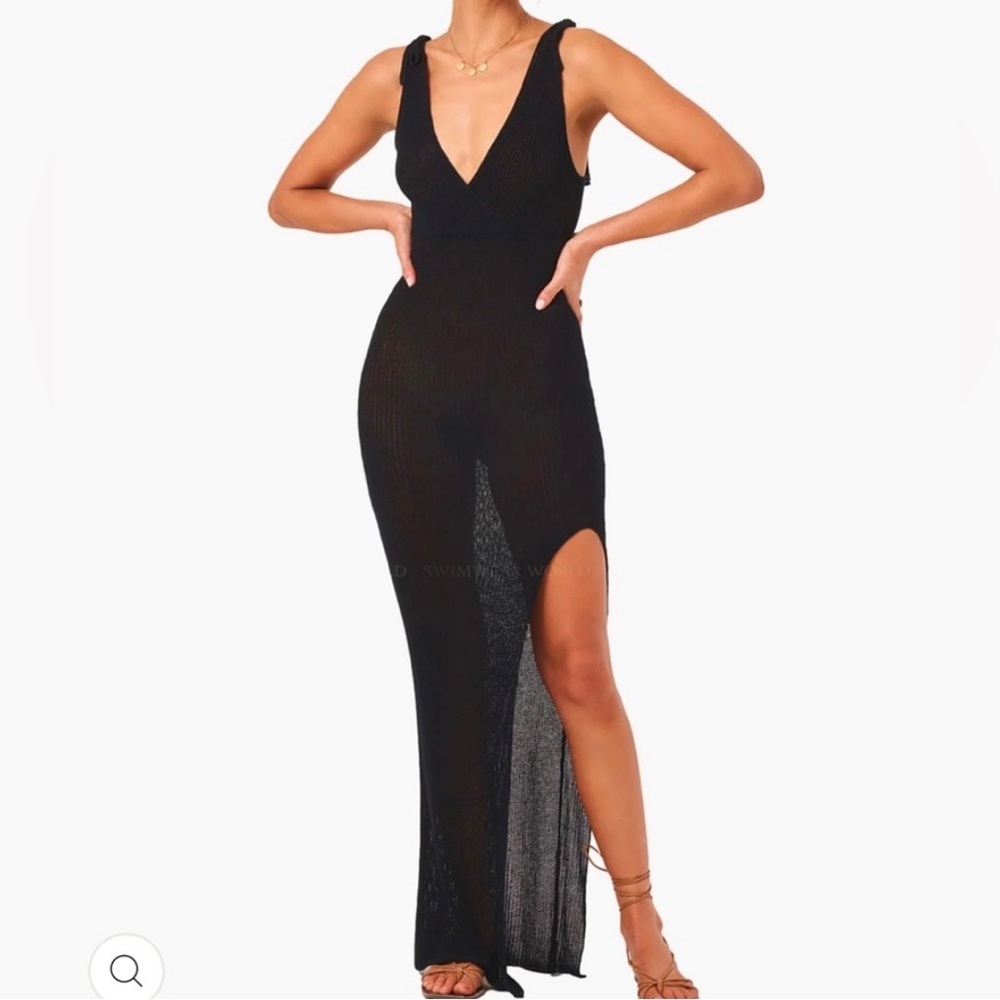NEW L*Space “Kihei” Cover Up Dress in Black